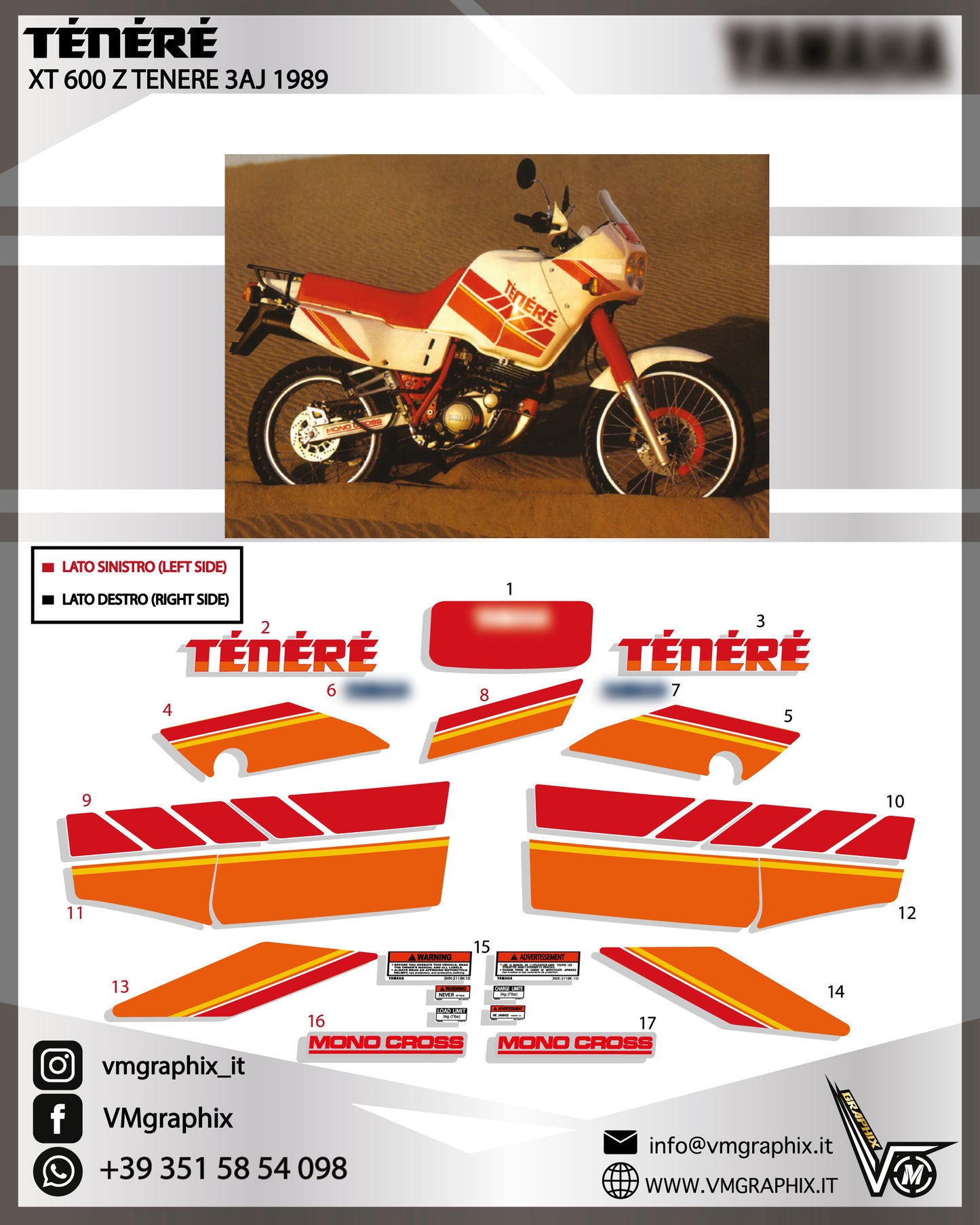 XT 600 Z TENERE 3AJ 1989