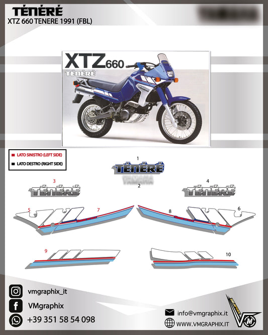 XTZ 660 TENERE 3YF 1991