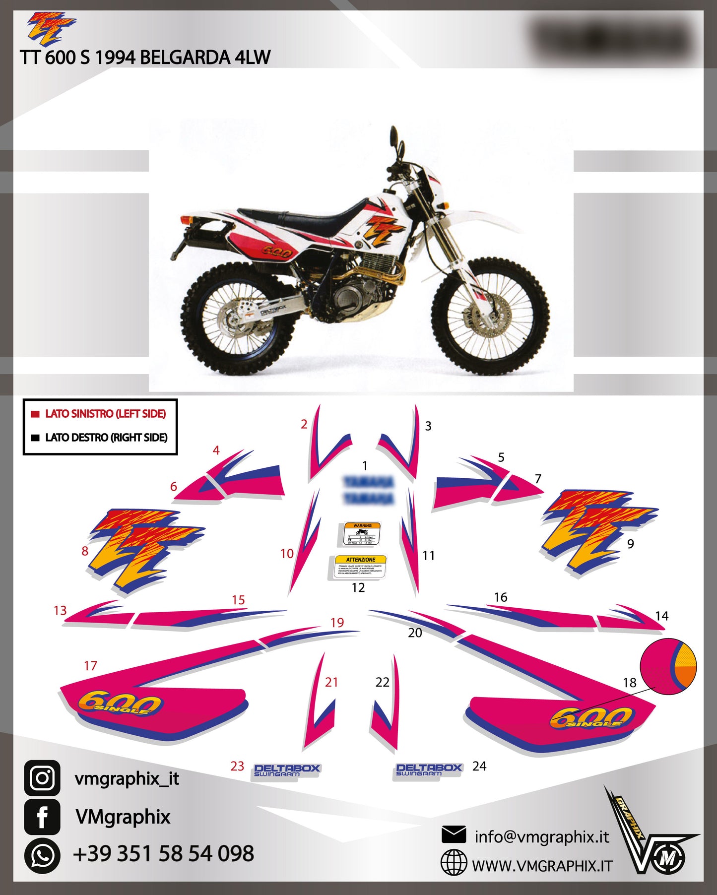 TT 600 S 1994 Belgarda 4LW