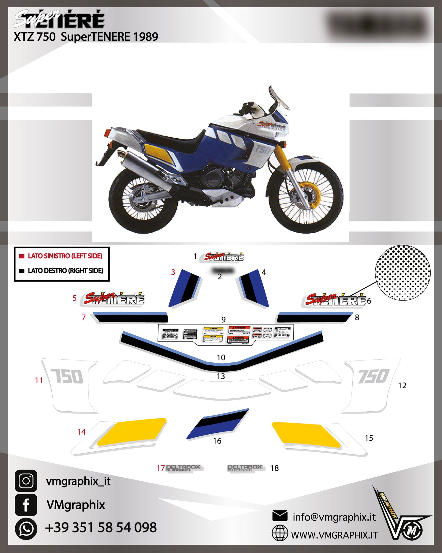 XTZ 750 Super TENERE 1989