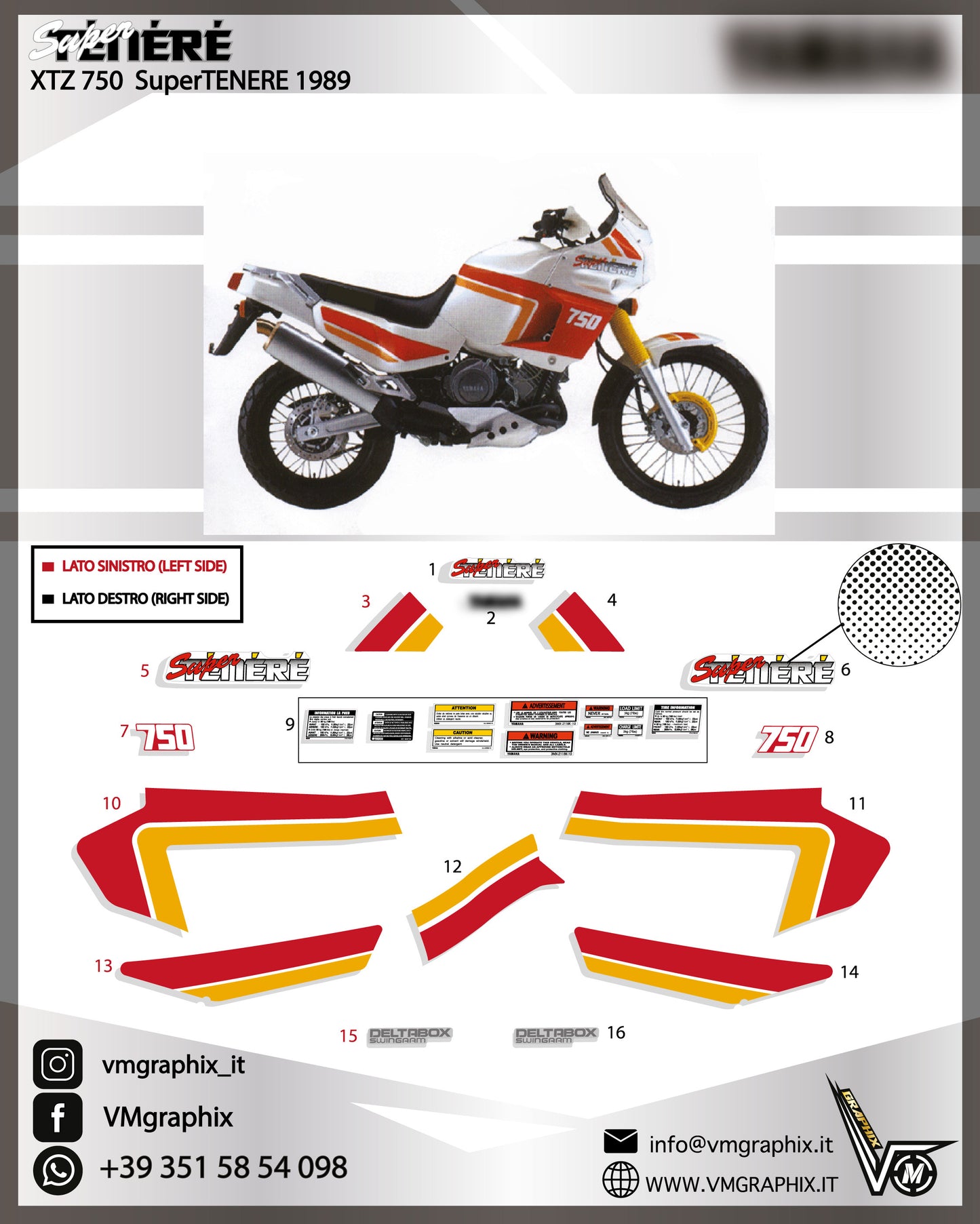 XTZ 750 Super TENERE 1989