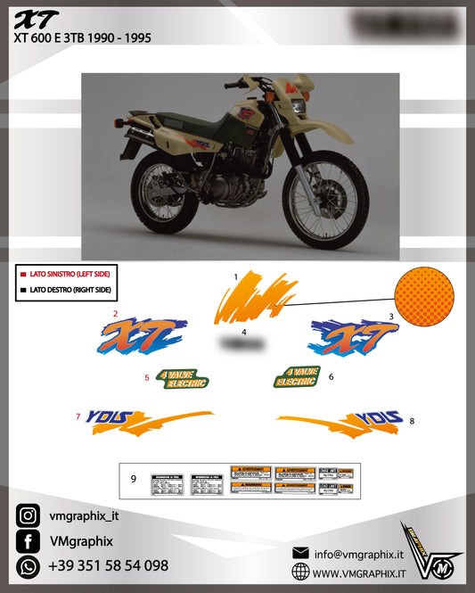 XT 600 E 3TB 1990 - 1995
