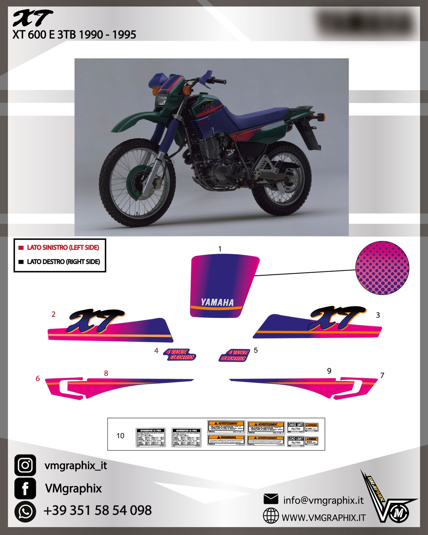 XT 600 E 3TB 1990 - 1995