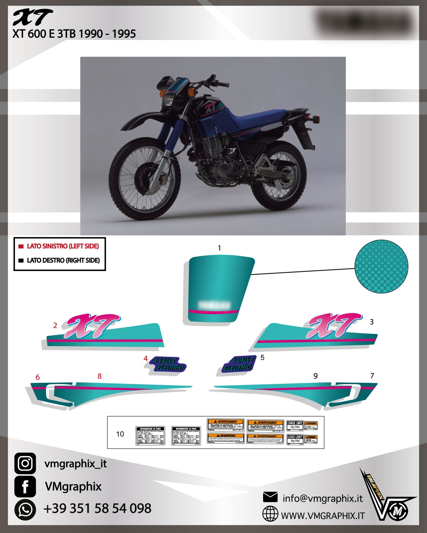 XT 600 E 3TB 1990 - 1995