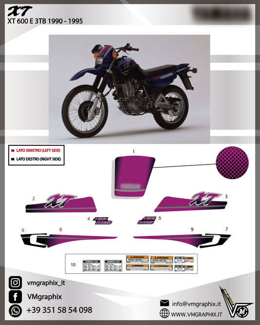 XT 600 E 3TB 1990 - 1995