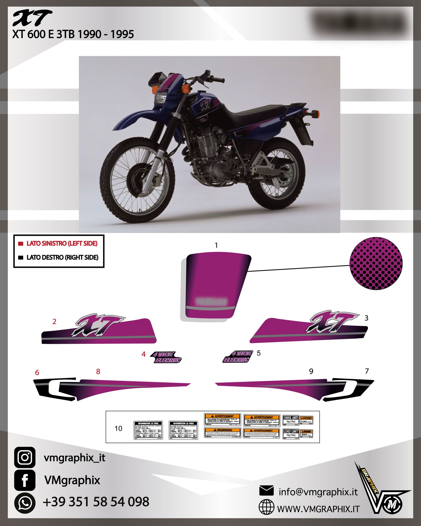 XT 600 E 3TB 1990 - 1995