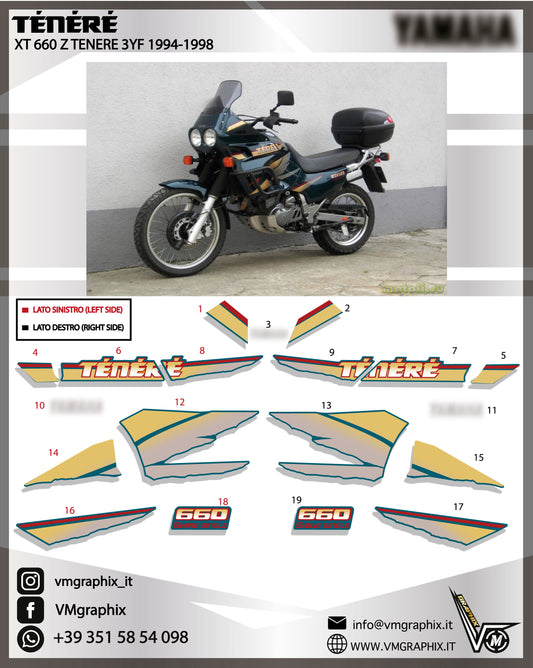 XTZ 660 TENERE 3YF 1994 - 98