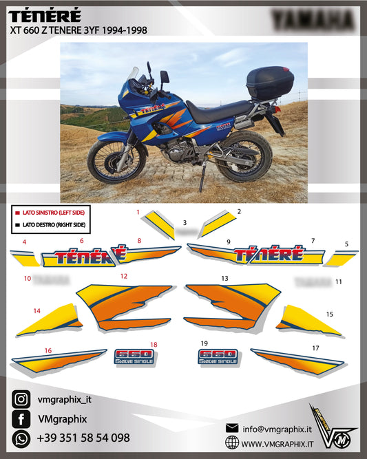 XTZ 660 TENERE 3YF 1994 - 98