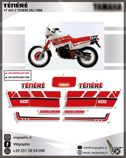 XT 600 Z TENERE 3AJ 1988