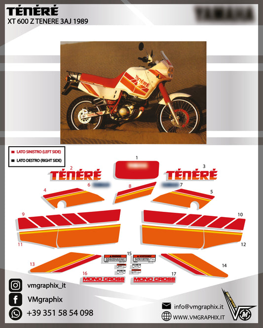 XT 600 Z TENERE 3AJ 1989