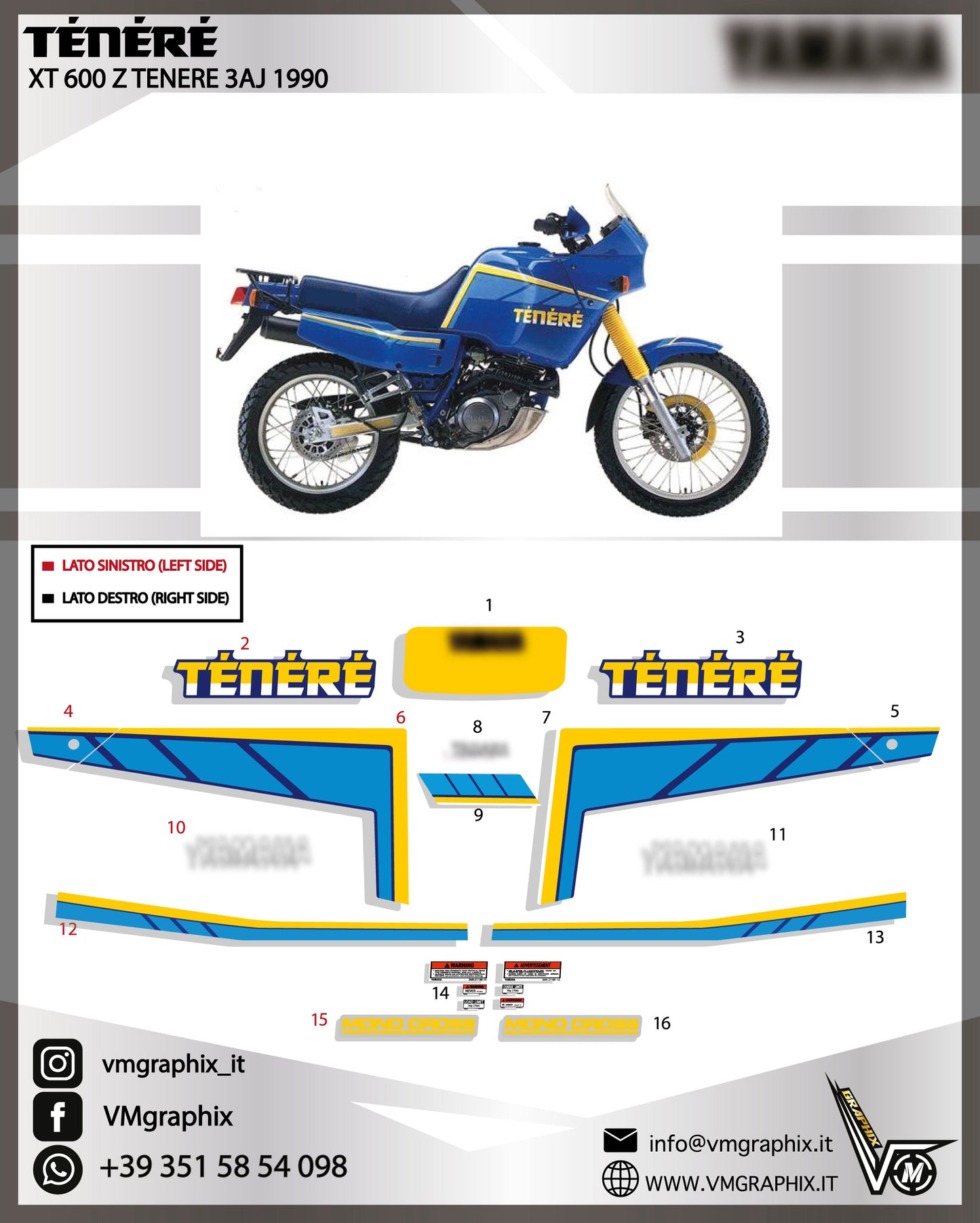XT 600 Z TENERE 3AJ 1990