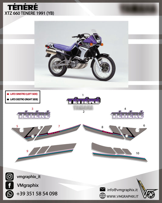 XTZ 660 TENERE 3YF 1991