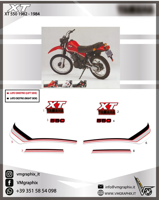 XT 550 1982 - 1984