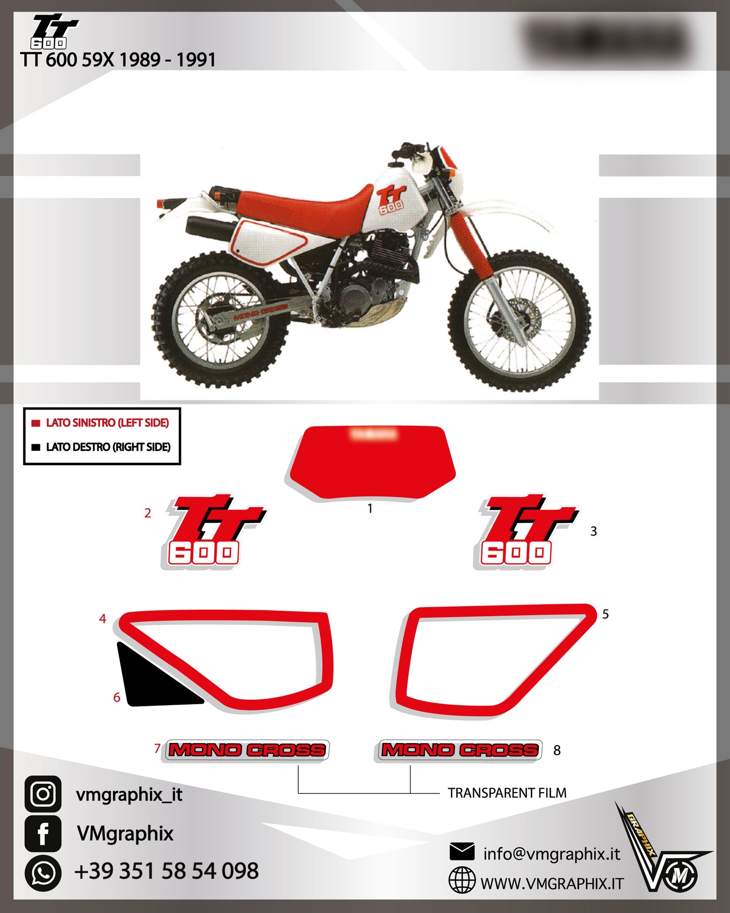 TT 600 59X 1989 - 1991