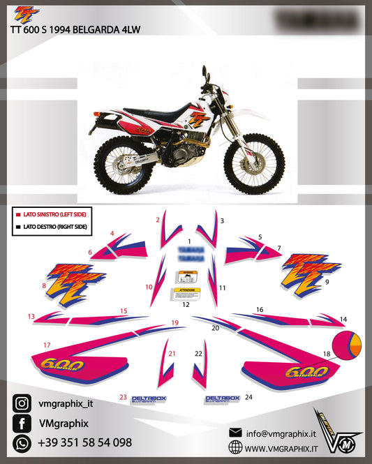 TT 600 S 1994 Belgarda 4LW