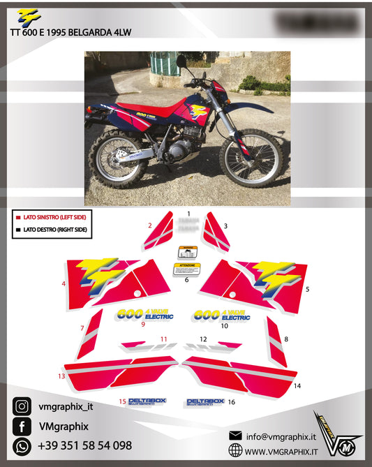 TT 600 E 1995 Belgarda 4LW