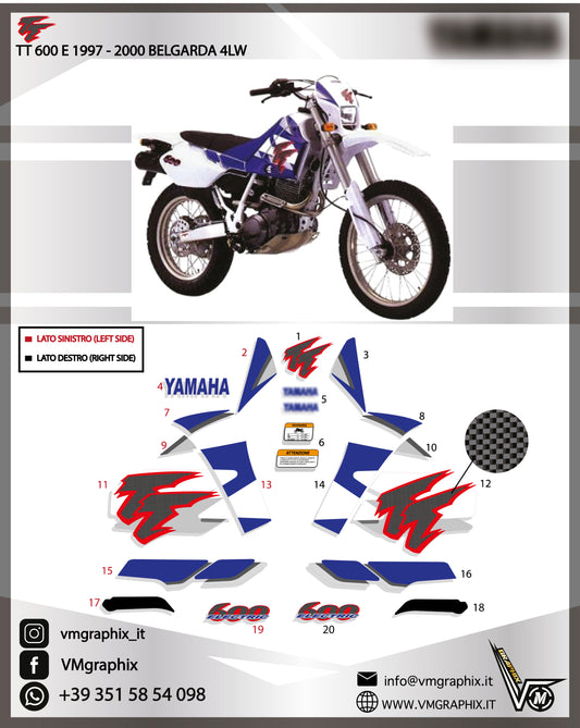 TT 600 E 1997 - 2000 Belgarda 4LW