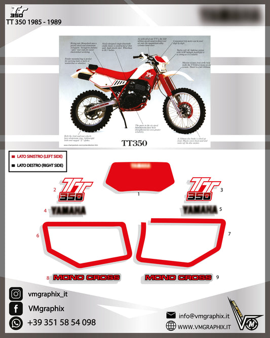 TT 350 1985 – 1989