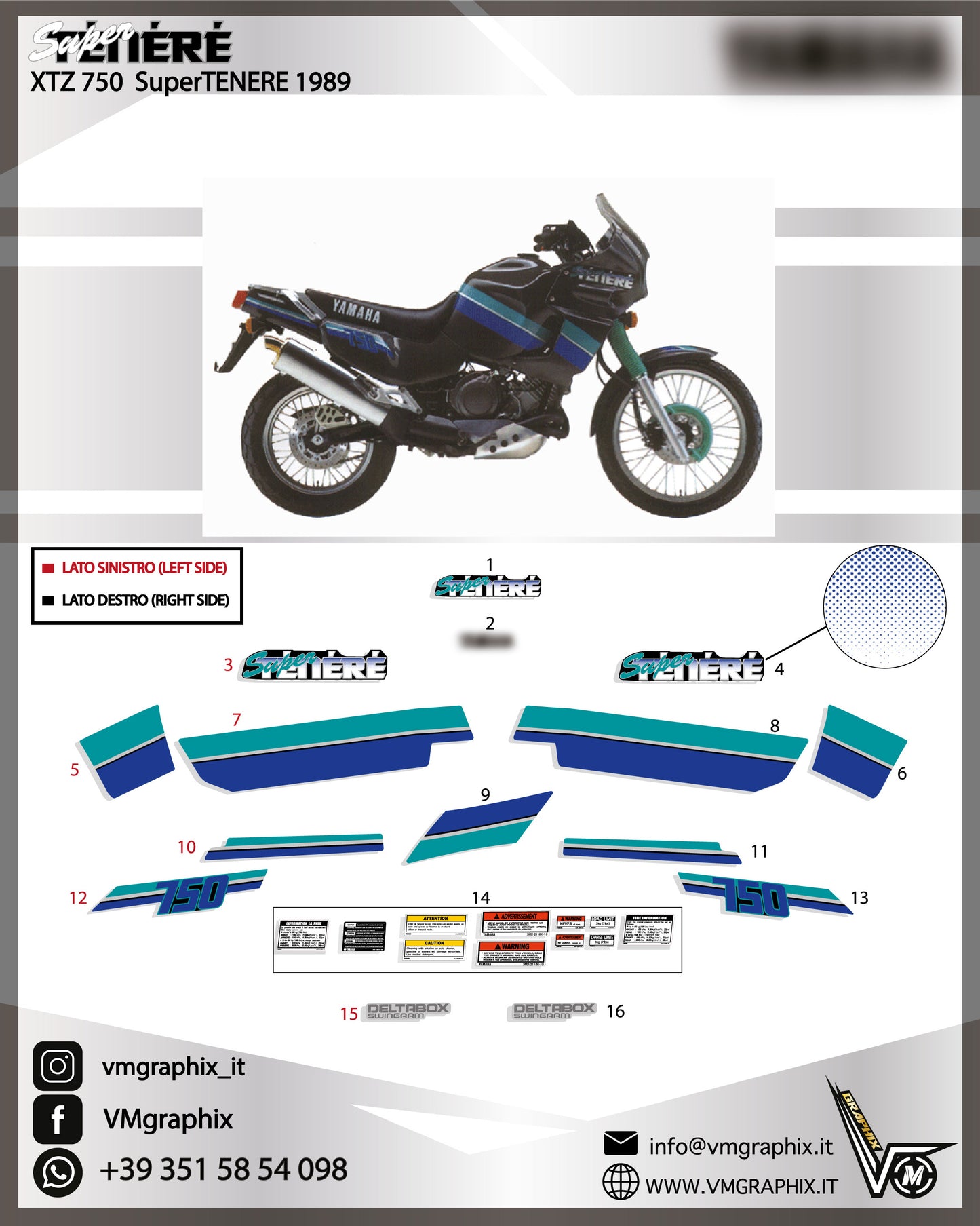 XTZ 750 Super TENERE 1989