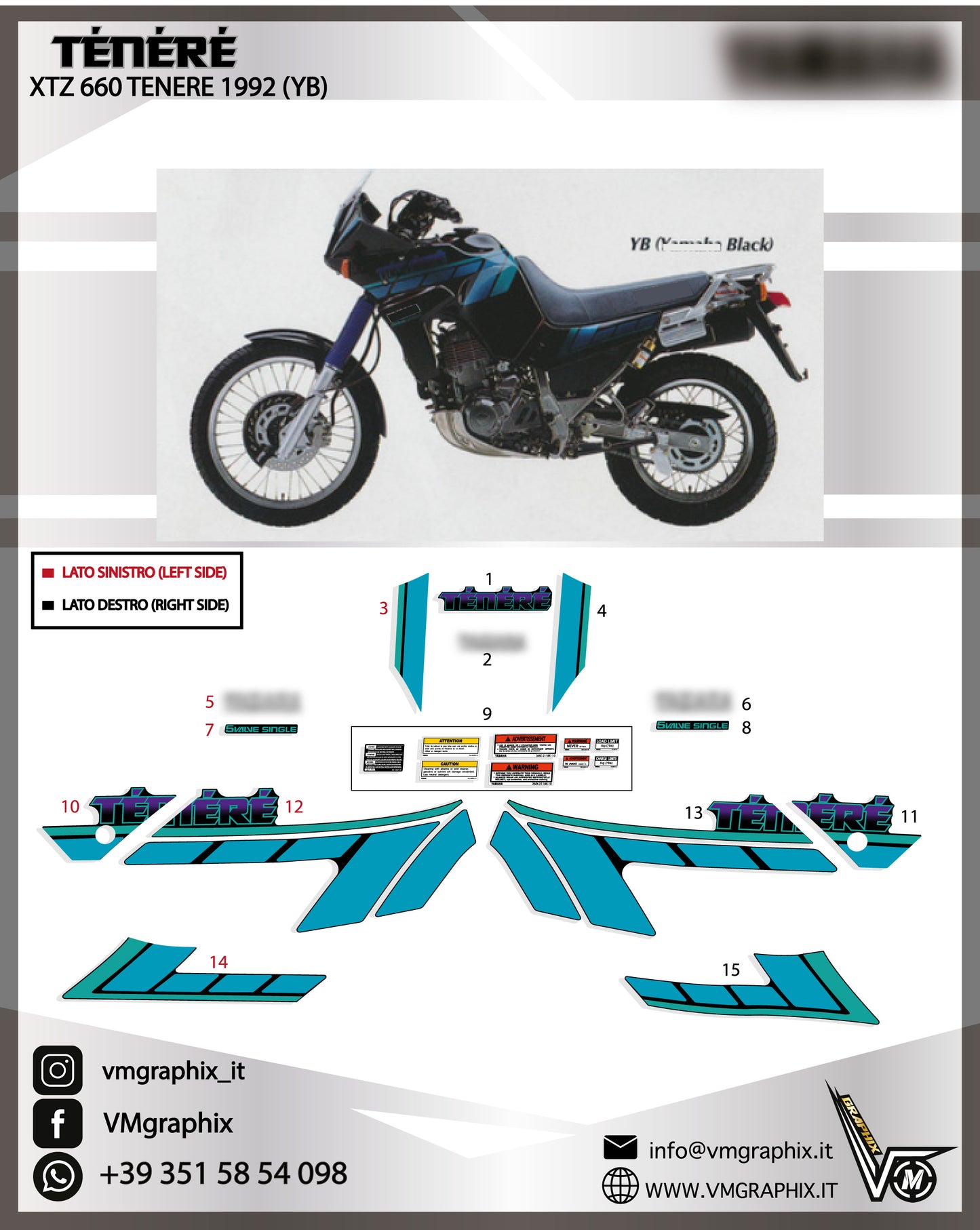 XTZ 660 TENERE 3YF 1992
