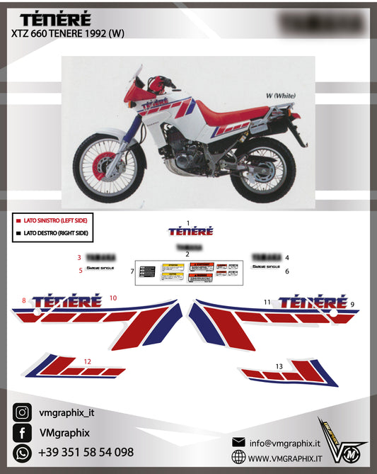 XTZ 660 TENERE 3YF 1992