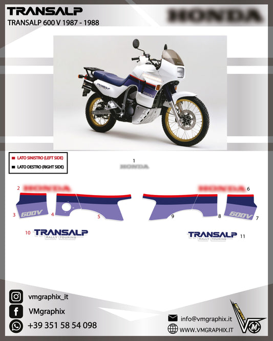 TRANSALP 600 V 1987 - 1988