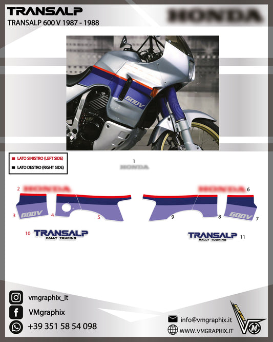 TRANSALP 600 V 1987 - 1988