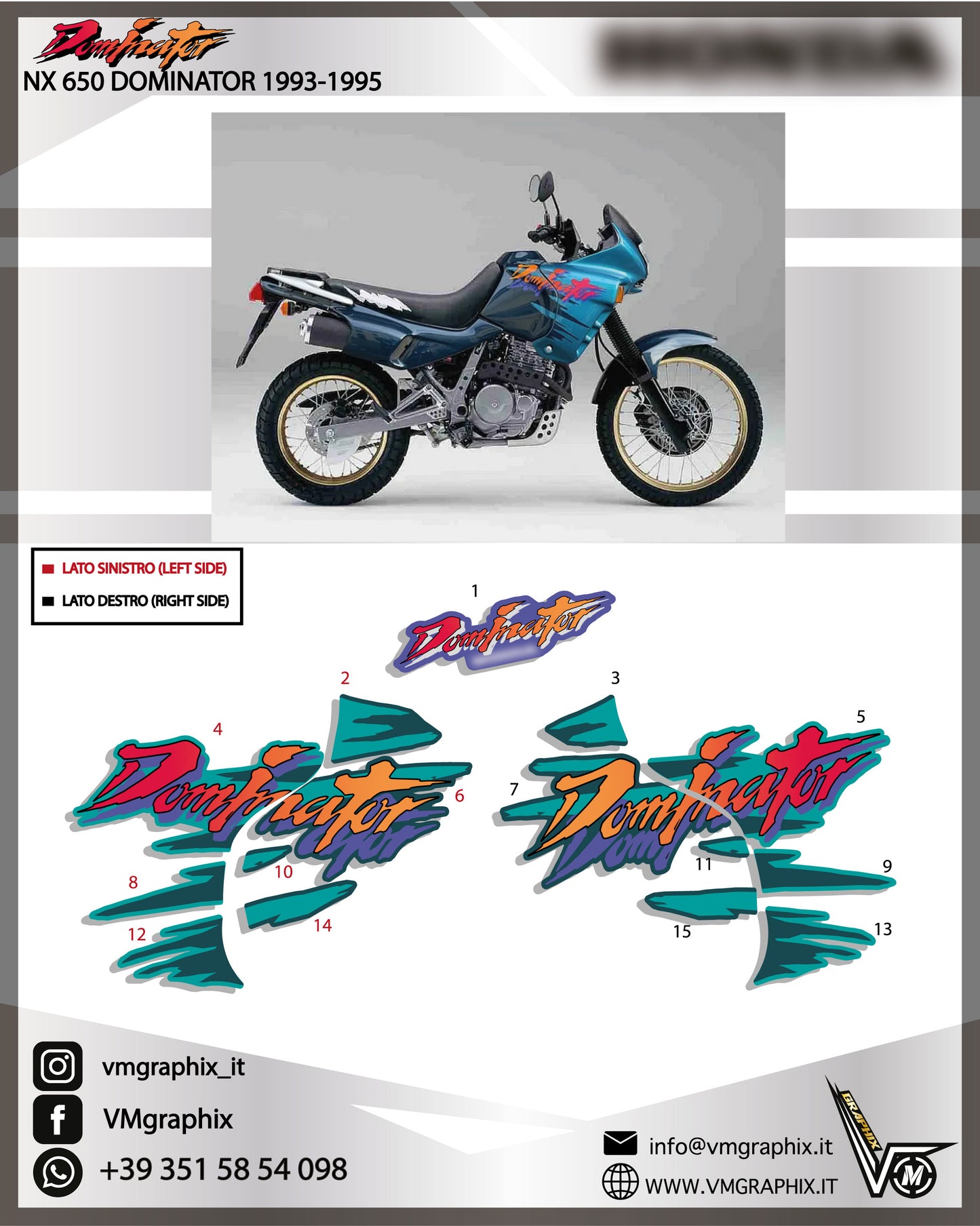 DOMINATOR NX 650 1993 - 1995