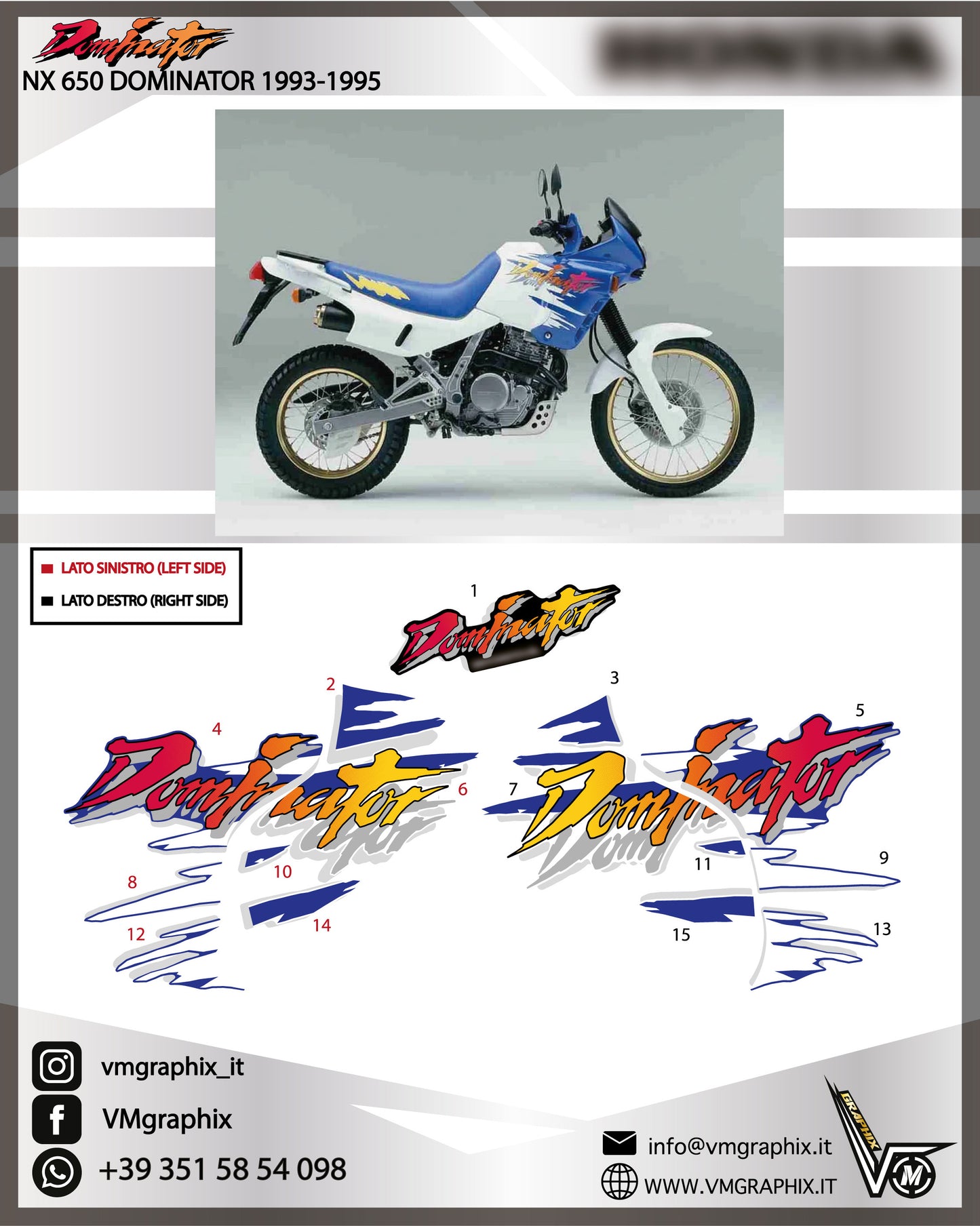 DOMINATOR NX 650 1993 - 1995