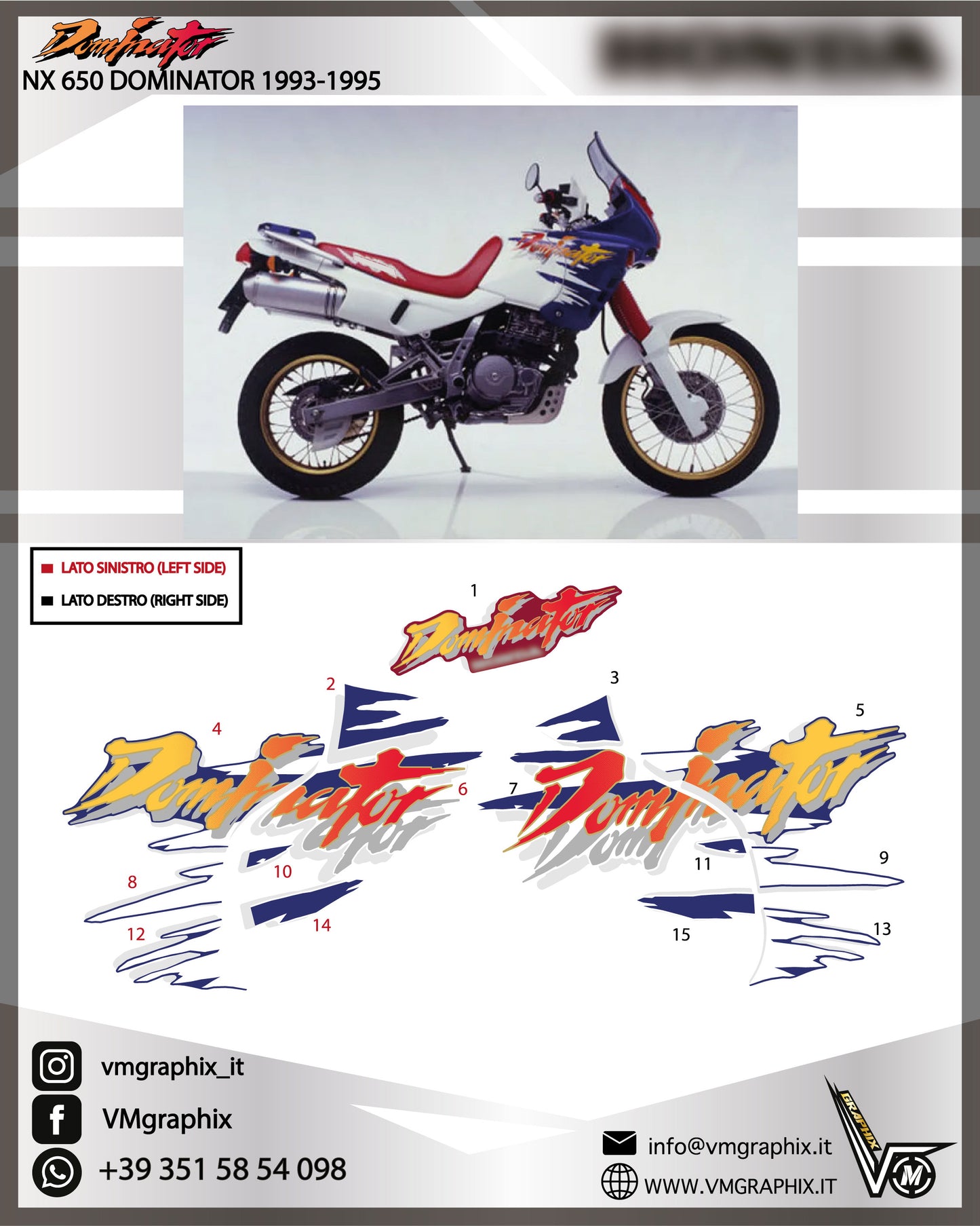 DOMINATOR NX 650 1993 - 1995