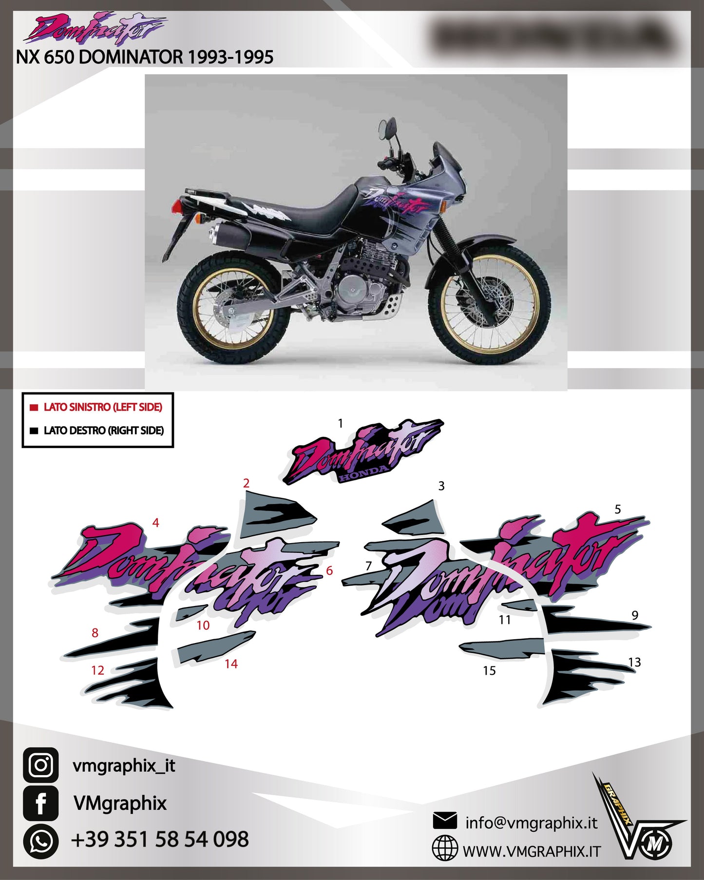 DOMINATOR NX 650 1993 - 1995