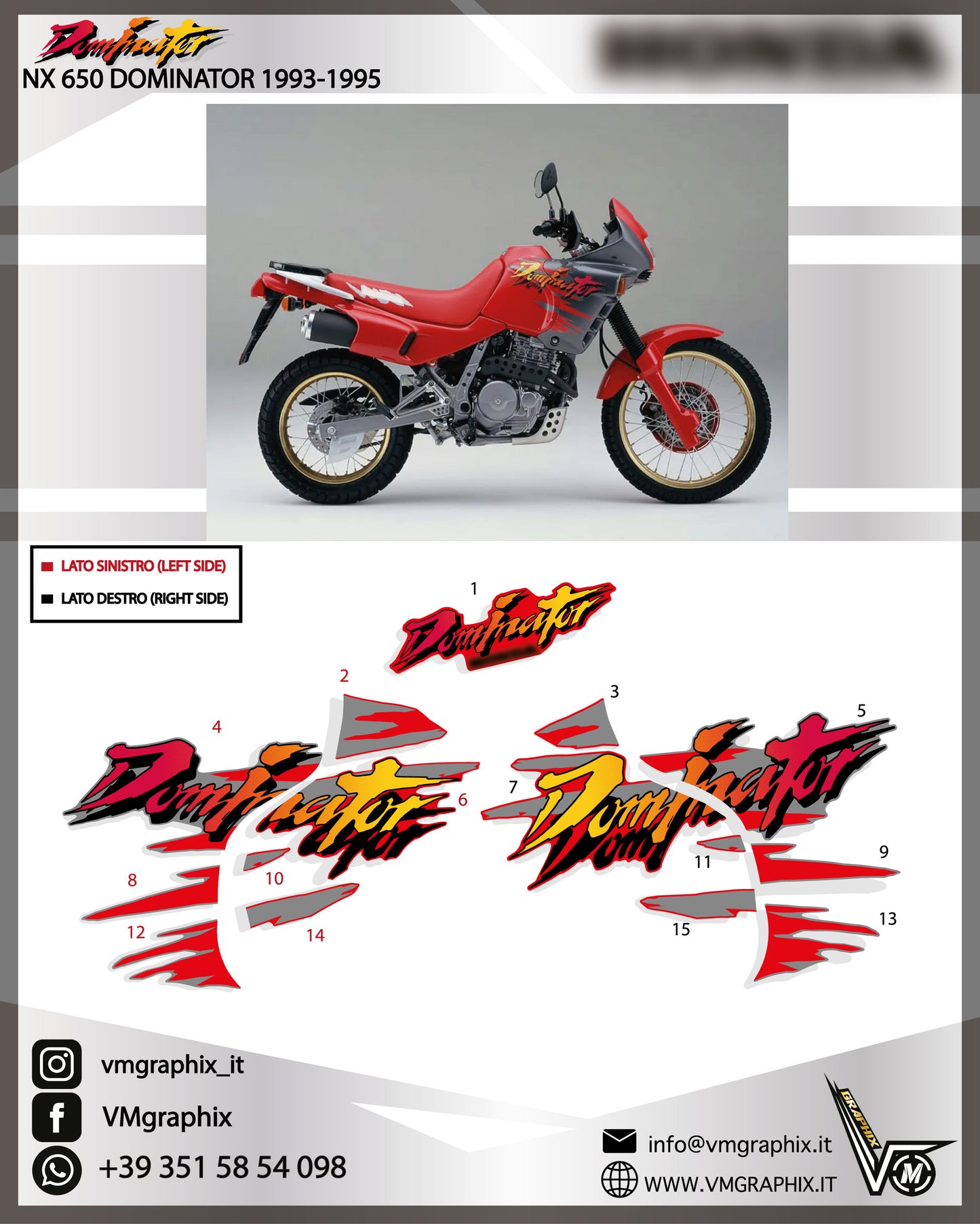 DOMINATOR NX 650 1993 - 1995