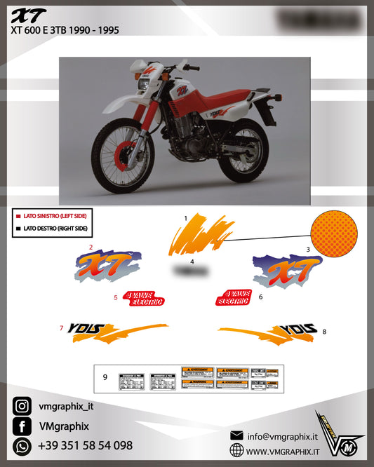 XT 600 E 3TB 1990 - 1995