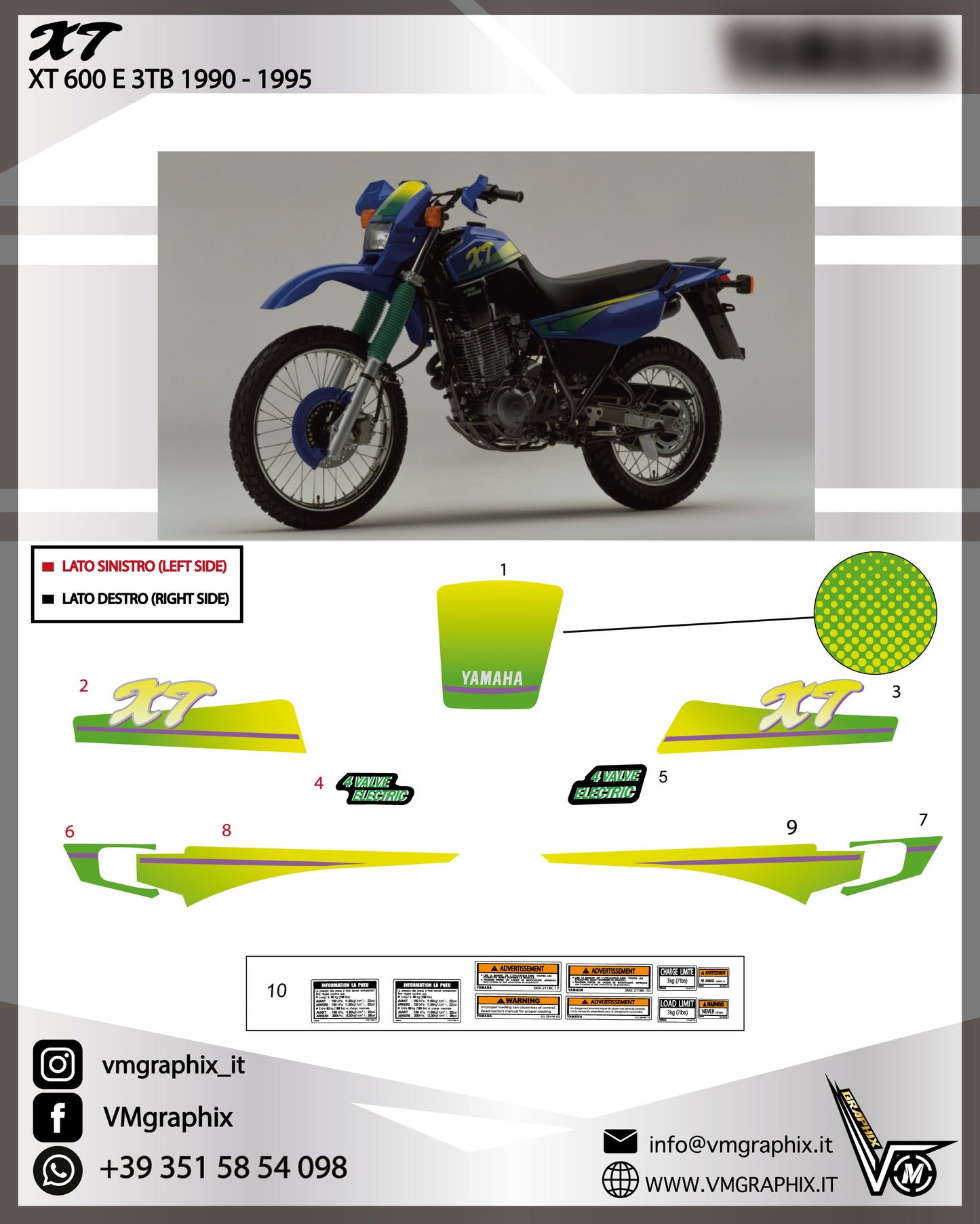 XT 600 E 3TB 1990 - 1995