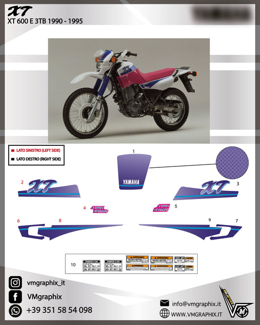 XT 600 E 3TB 1990 - 1995