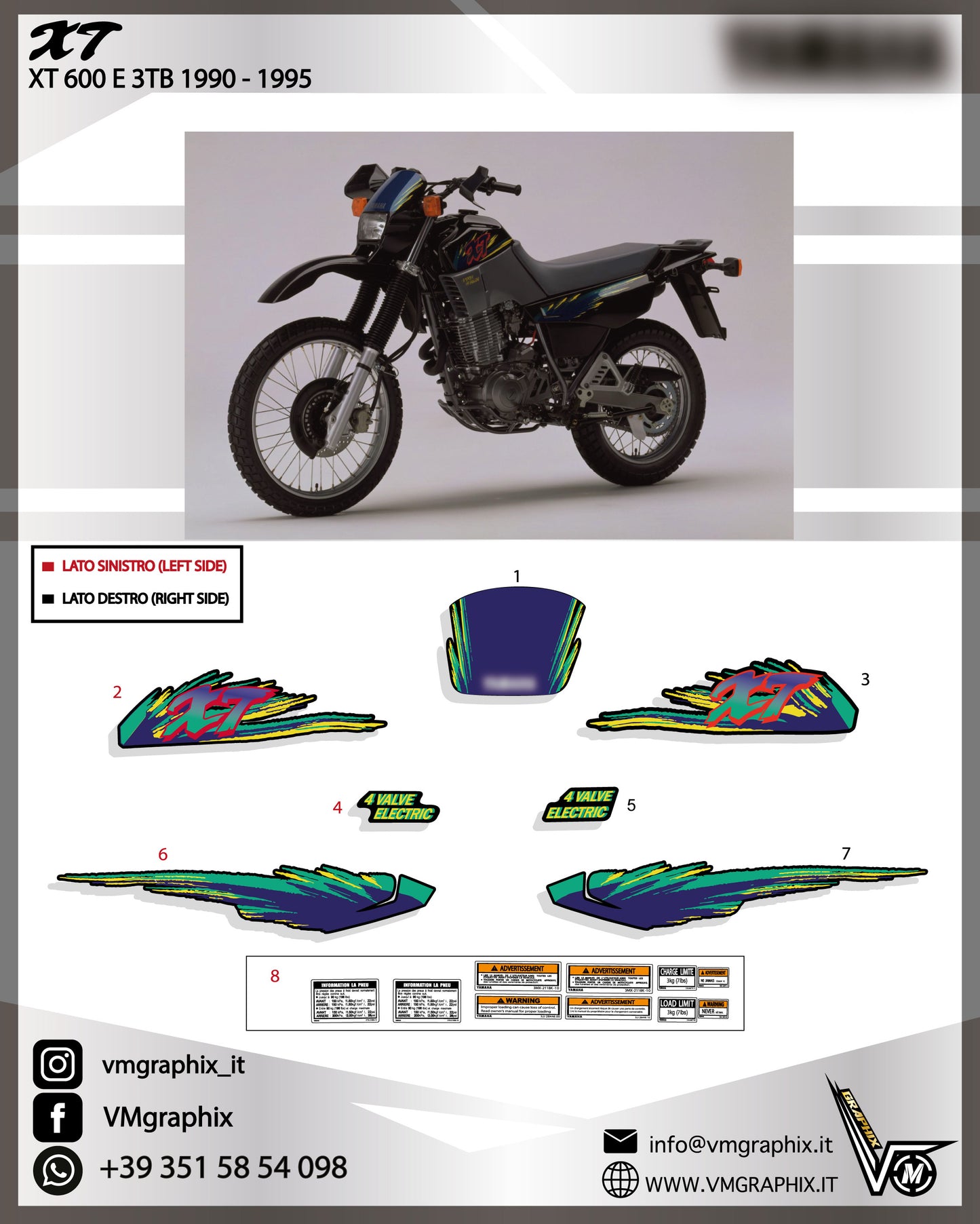 XT 600 E 3TB 1990 - 1995