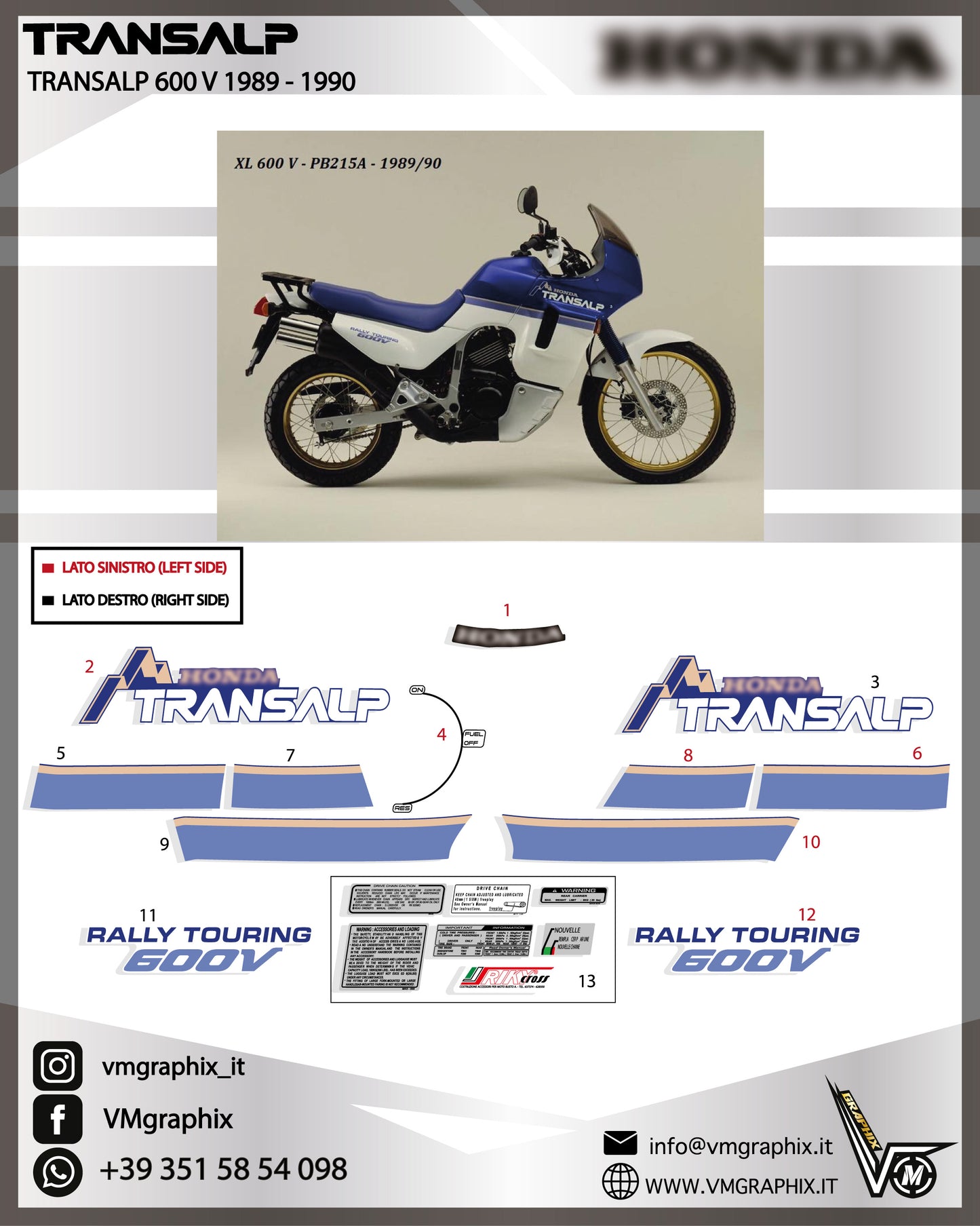TRANSALP 600 V 1989 - 1990