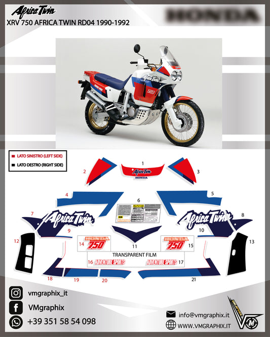 AFRICA TWIN RD04 XRV 750 1990 - 1992