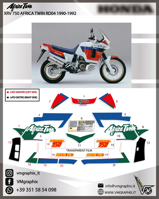 AFRICA TWIN RD04 XRV 750 1990 - 1992