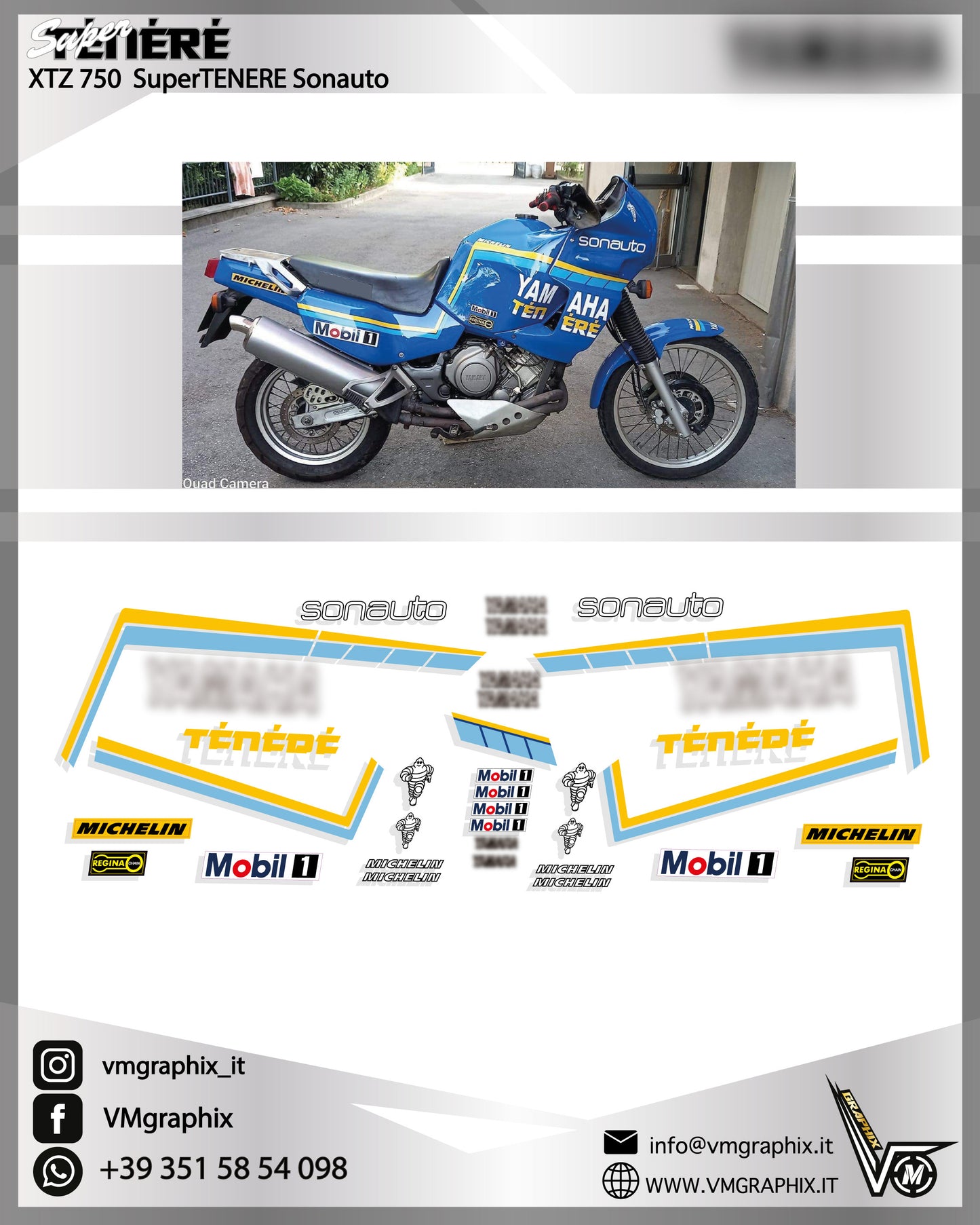 XTZ 750 Super TENERE SONAUTO Replica