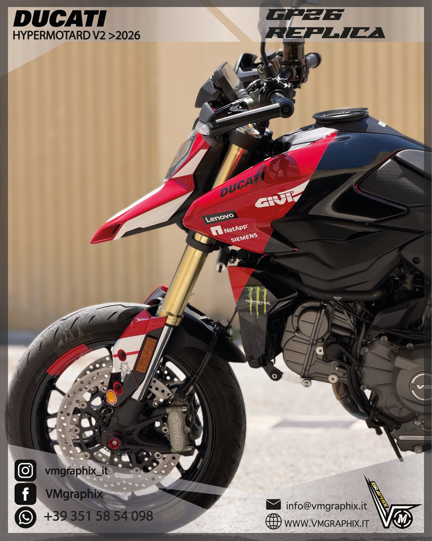 HYPERMOTARD V2 >2026 GP26 REPLICA